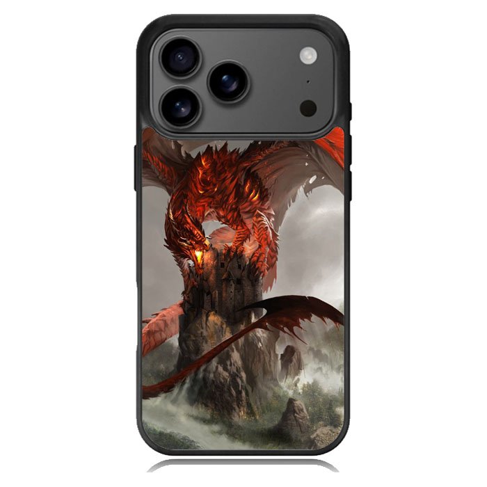 red dragon wallpaper iPhone 17 Pro Case BC2567