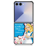 alice in wonderland quotes Samsung Galaxy Z Flip 7 Case BC2579