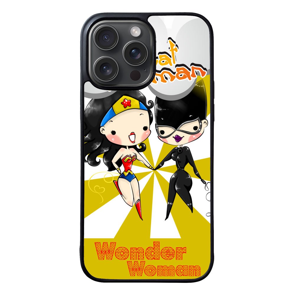 Wonder Woman And Catwoman Case iPhone 15 Pro Max BC2292