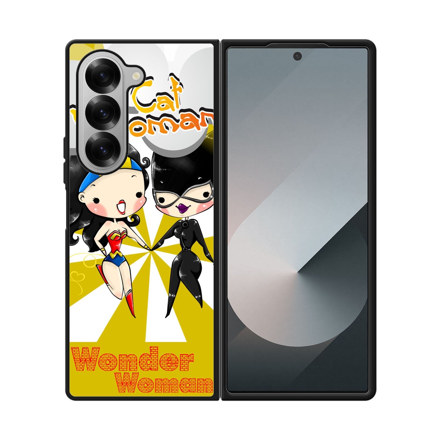 Wonder Woman And Catwoman Case Samsung Galaxy Z Fold 6 5G BC2292