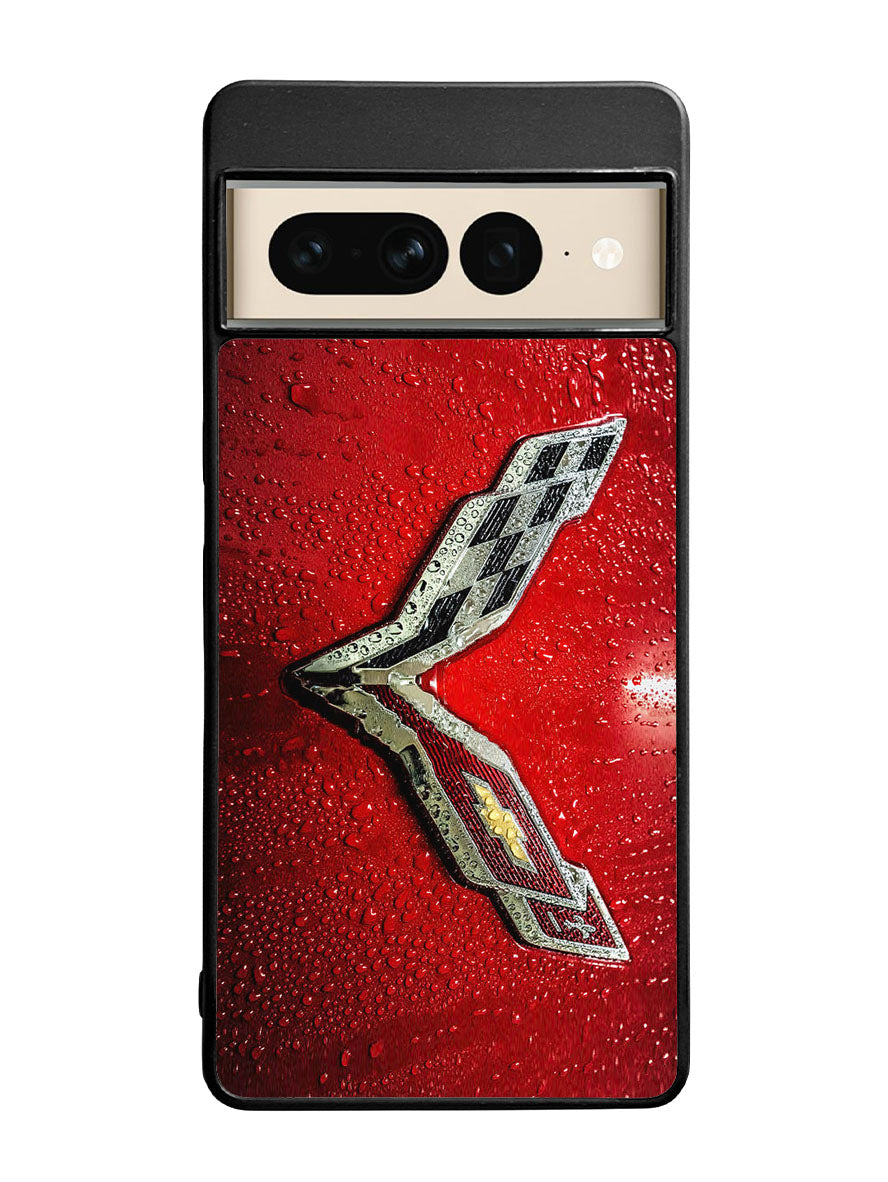 Corvette Logo Condenses Google Pixel 7 Pro Case