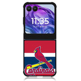 St Louis Cardinal City Motorola Moto Razr 2024 , Moto Razr 50 Case