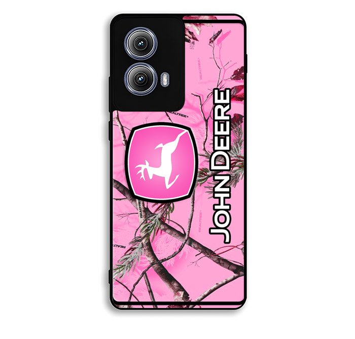 John Deere Pink Camo Motorola Moto Edge 2024 Case FE2325
