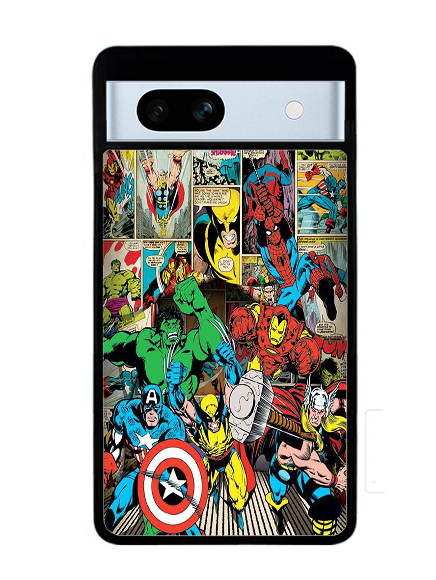 Marvel Comic Artwork Google Pixel 7A Case