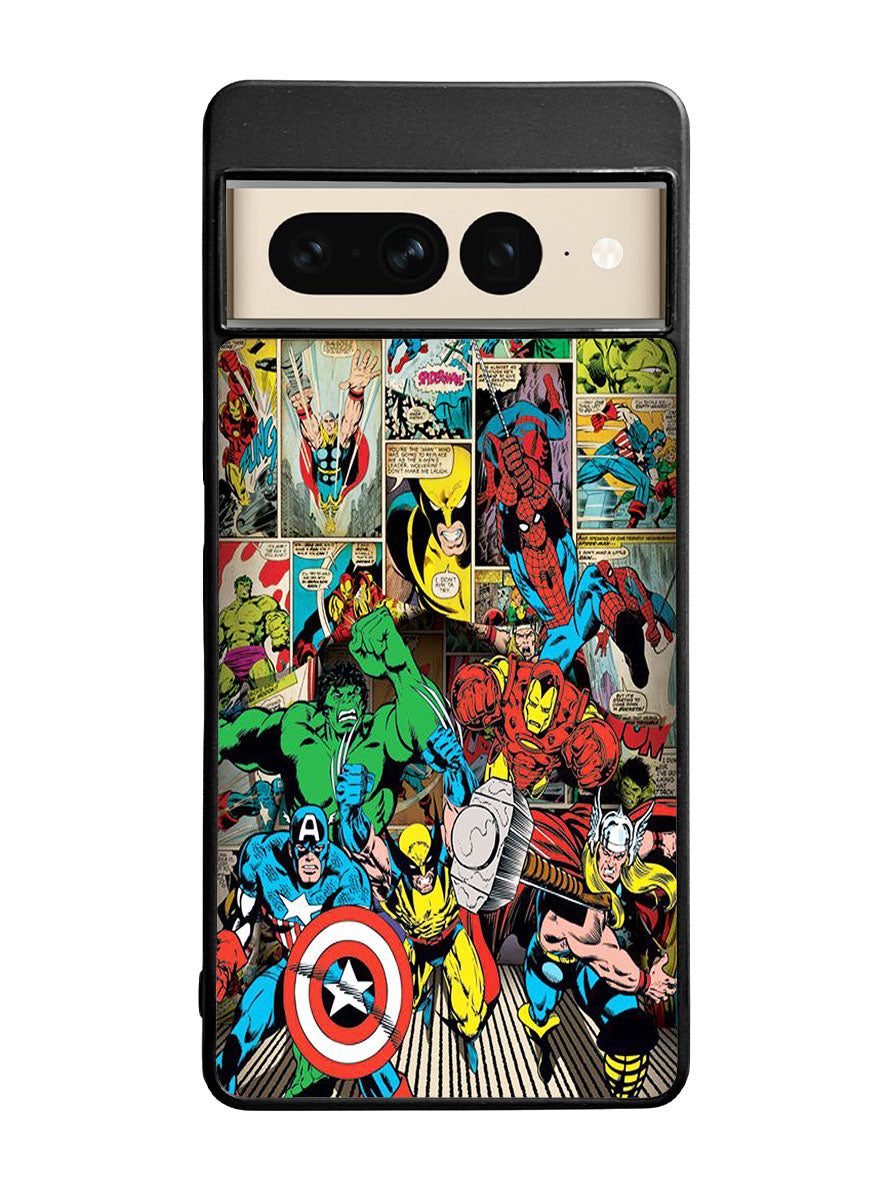 Marvel Comic Artwork Google Pixel 7 Pro Case