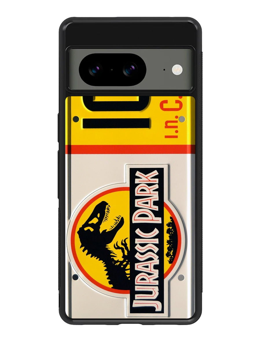 Jurassic Park Jeep License Google Pixel 8a Case