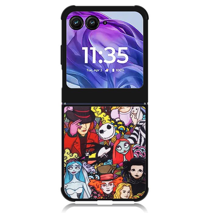 Nightmare Character Motorola Moto Razr 2024 , Moto Razr 50 Case