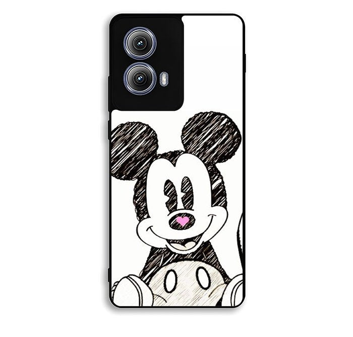 Mickey Mouse Hand Drawing Motorola Moto Edge 2024 Case FE2290