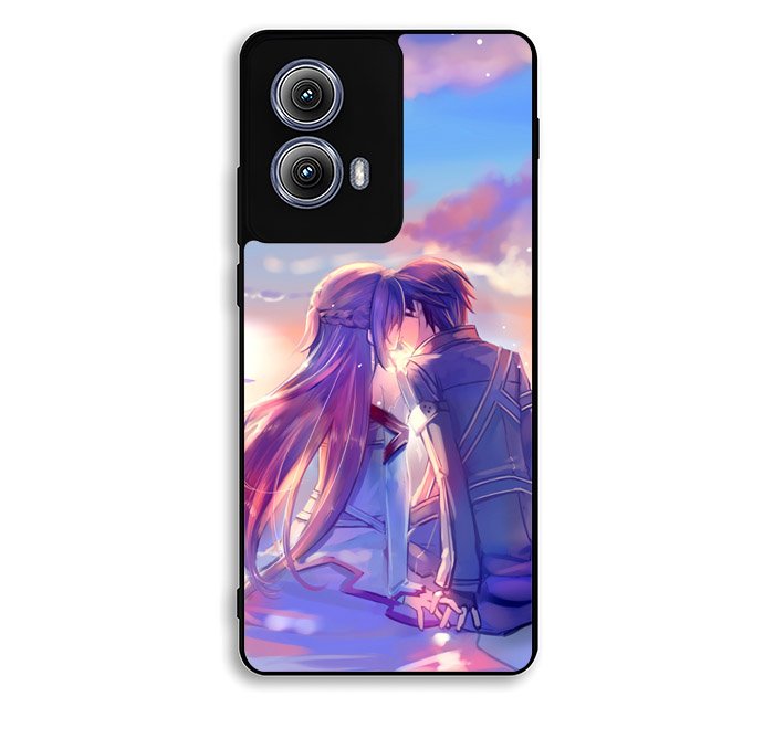 Anime Asuna Yuuki Kirito Sinon SAO Motorola Moto Edge 2024 Case FE4363