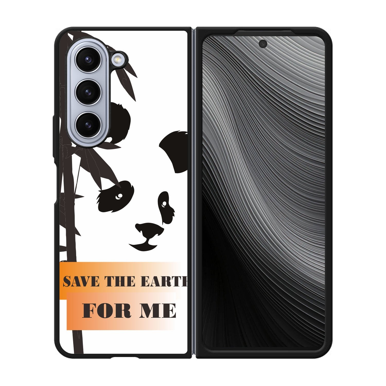 vintage panda Case Samsung Galaxy z Fold 5 5G BC1645