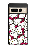 Hello Kitty Face Pattern Google Pixel 7 Pro Case