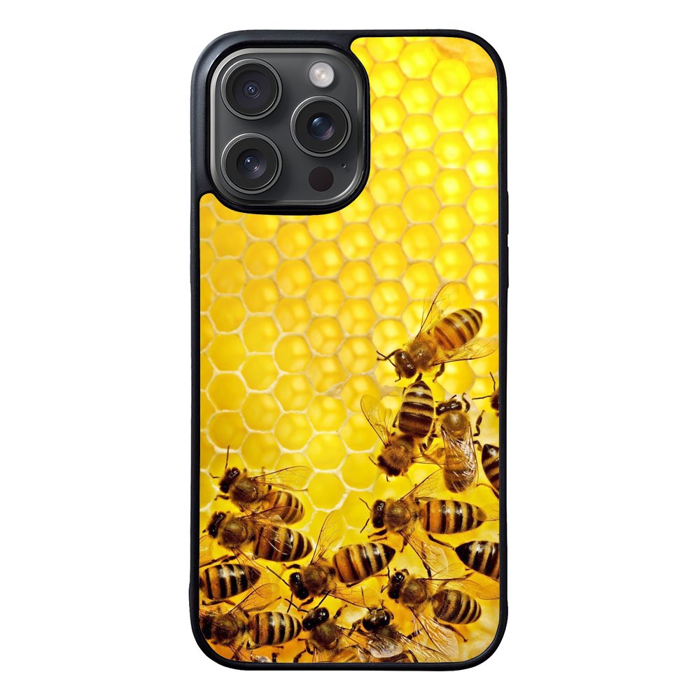 Bee Honeycomb Case iPhone 15 Pro BC0078