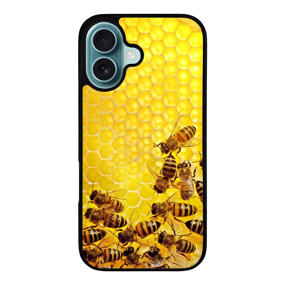 Bee Honeycomb Case iPhone 16 Plus BC0078