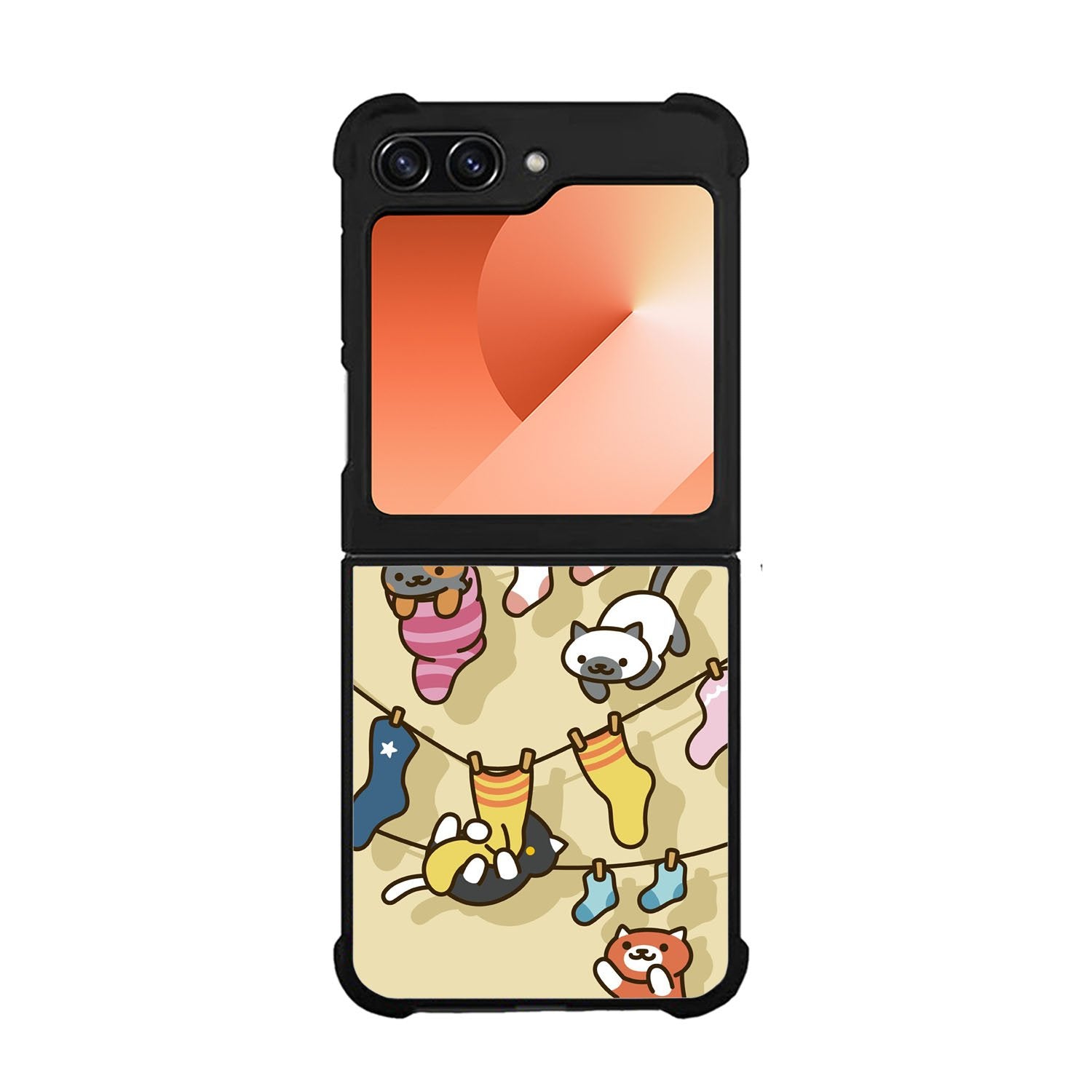 Neko Atsume Case Samsung Galaxy Z Flip 6 5G BC0031