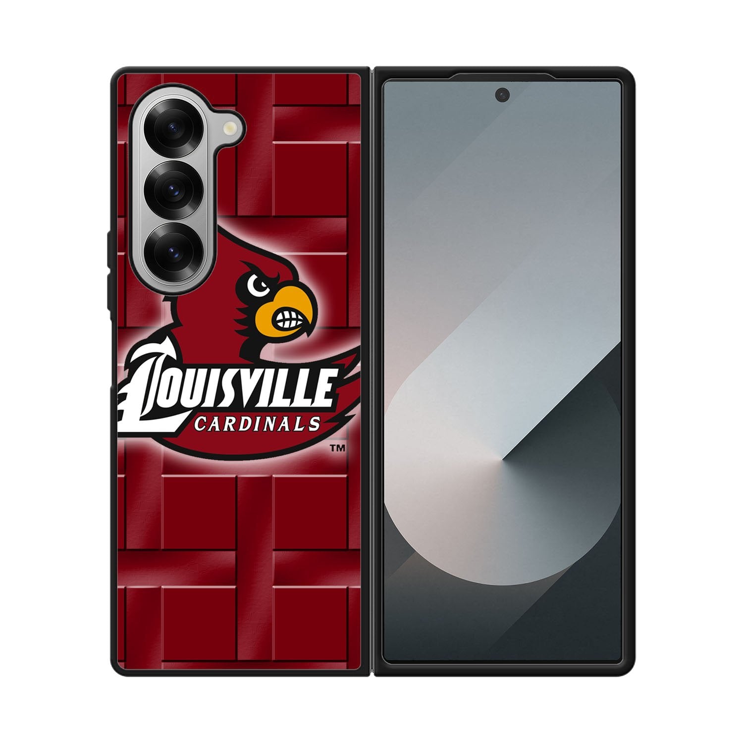 Louisville Cardinal Logo Case Samsung Galaxy Z Fold 6 5G BC0023