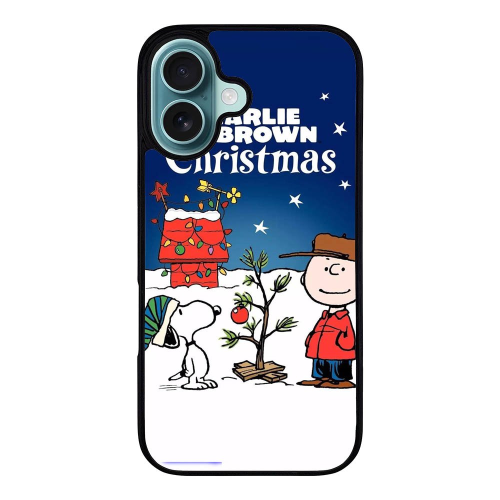 A Charlie Brown Peanuts Christmas Cartoon Case iPhone 16 Plus BC0071