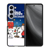 A Charlie Brown Peanuts Christmas Cartoon Case Samsung Galaxy z Fold 5 5G BC0071