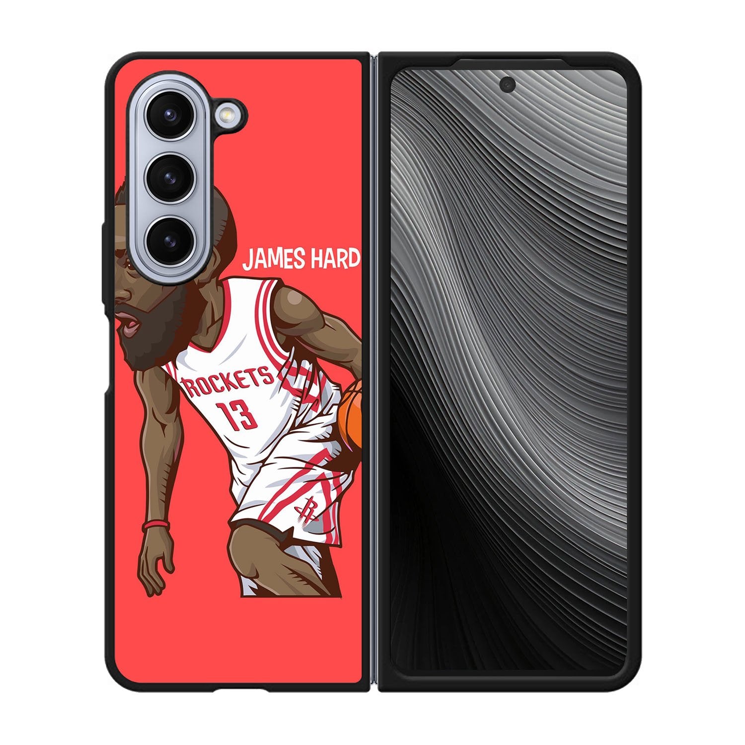 James Harden basketball Sport Houston Rockets Case Samsung Galaxy z Fold 5 5G BC0046