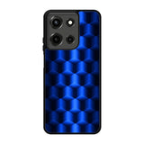 Abstract Blue Parallax Cubes Pattern Motorola Moto G 5G 2025 Case BC0072