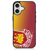 West Ham UTD Soccer Red Yellow Logo Case iPhone 16 BC0010