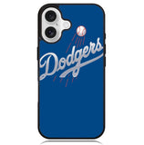 Dodgers Full Baseball League Logo Case iPhone 16 BC0052