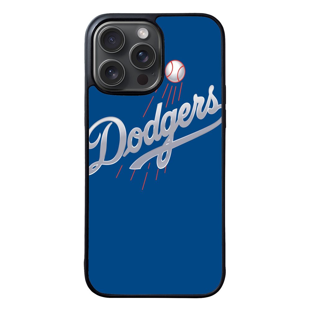 Dodgers Full Baseball League Logo Case iPhone 15 Pro BC0052
