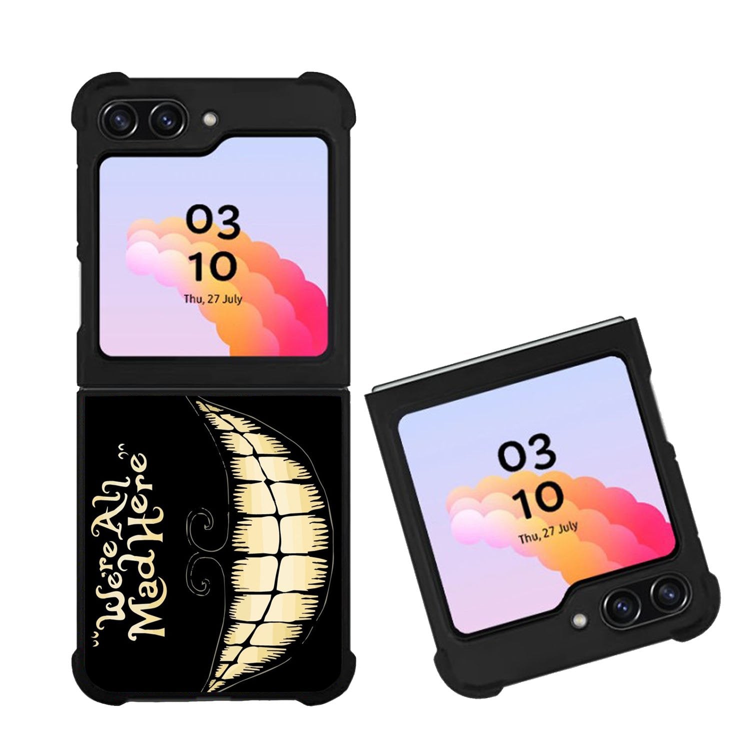 Alice Were All Mad Here Cartoon Case Samsung Galaxy Z Flip 5 5G BC0074