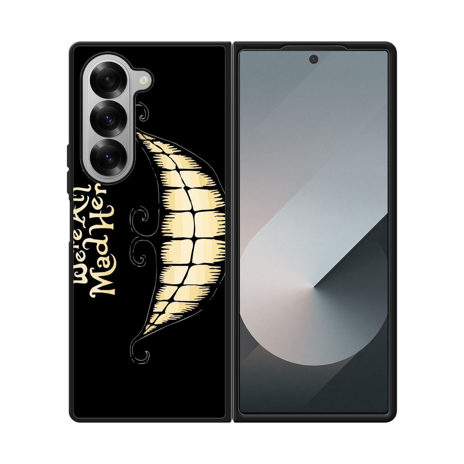Alice Were All Mad Here Cartoon Case Samsung Galaxy Z Fold 6 5G BC0074