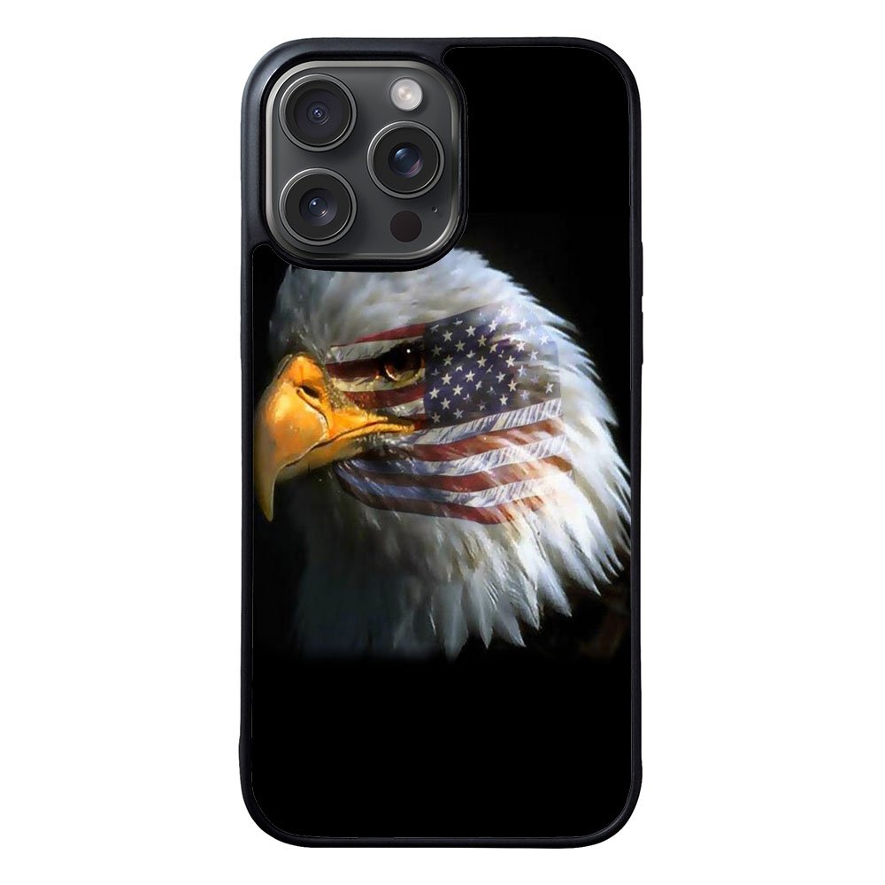 American Flag Eagle Country Case iPhone 15 Pro BC0075