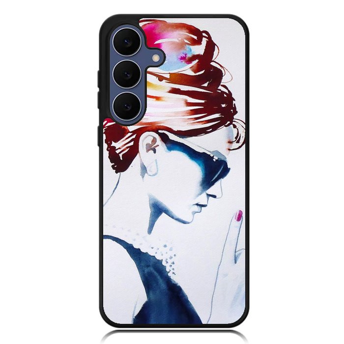 Audrey Hepburn Art Artist Samsung Galaxy S25 FE Case BC0077