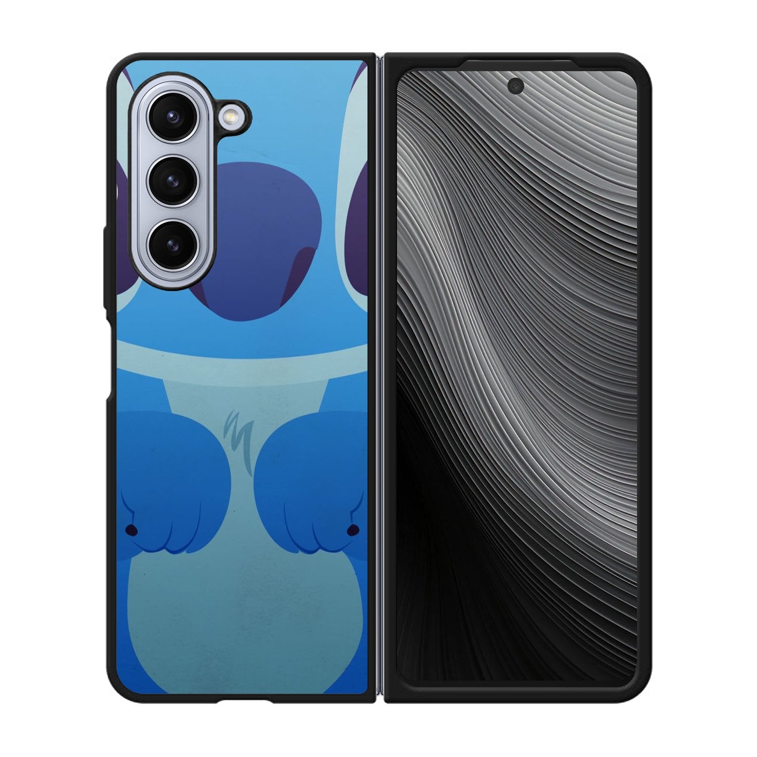 Blue Stich Cartoon Case Samsung Galaxy z Fold 5 5G BC0082