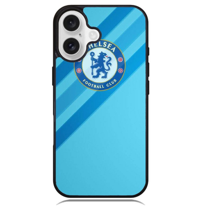 Chelsea Blue Stripe Soccer Sport Case iPhone 16 BC0069