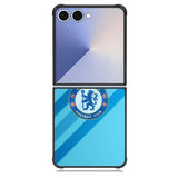 Chelsea Blue Stripe Soccer Sport Samsung Galaxy Z Flip 7 Case BC0069