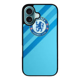 Chelsea Blue Stripe Soccer Sport Case iPhone 16 Plus BC0069