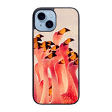 Flamingos Partying Pattern Case iPhone 15 Plus BC0054