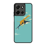 Black Friday offer Giraffe Riding Shark Motorola Moto G 5G 2025 Case FE0677