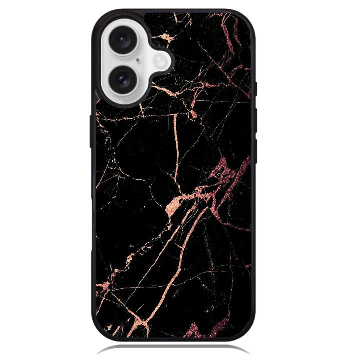 Black With Rose Gold Case iPhone 16 BC0080