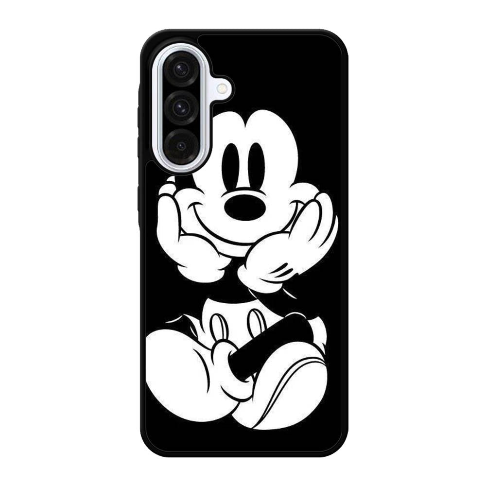 Black Mickey Mouse Samsung Galaxy A56 Case FE0652