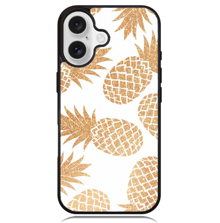 Gold Pineapple Case iPhone 16 BC0034