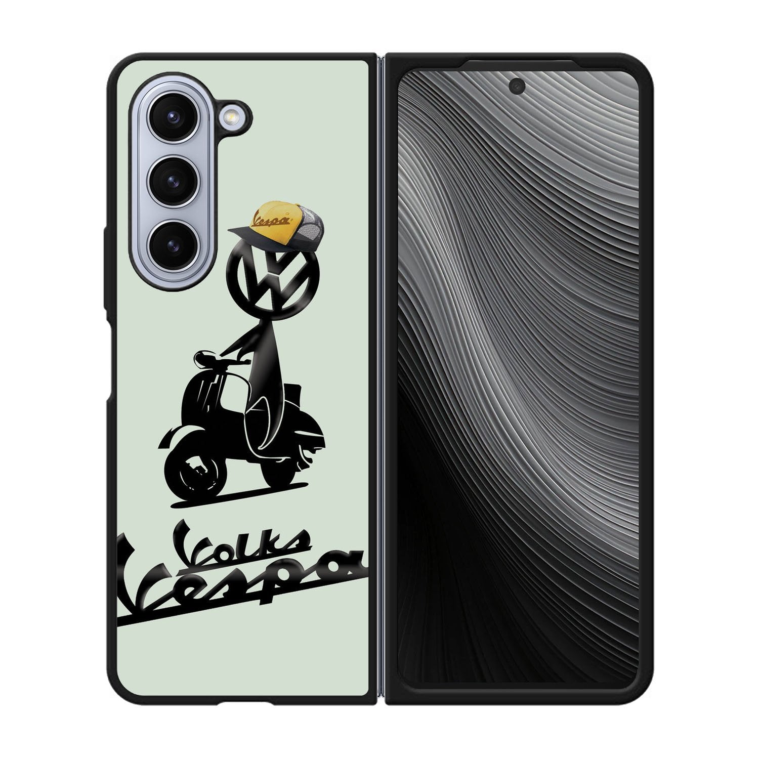 Volks Vespa Logo Case Samsung Galaxy z Fold 5 5G BC0009