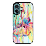 Pink Flamingo Watercolor Case iPhone 16 Plus BC0016