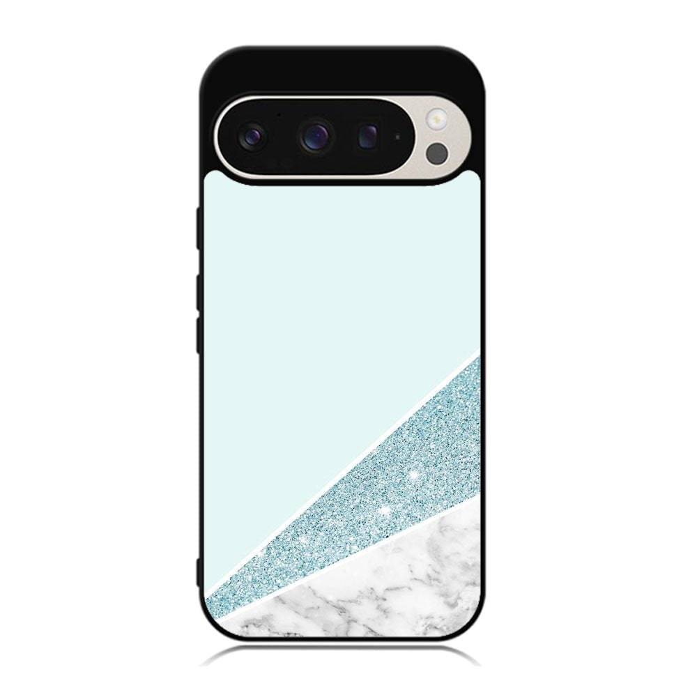 Glitter Marble Blue Case Google Pixel 9 Pro XL BC0033