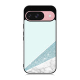 Glitter Marble Blue Case Google Pixel 9 BC0033