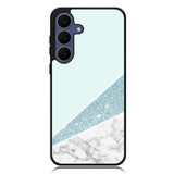 Glitter Marble Blue Samsung Galaxy S25 FE Case BC0033