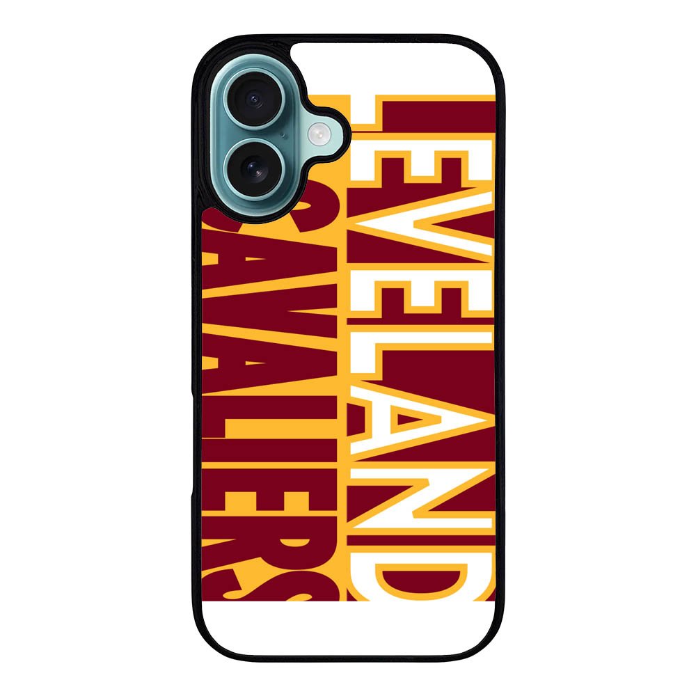 Cleveland Cavaliers Text Logo Case iPhone 16 Plus BC1608