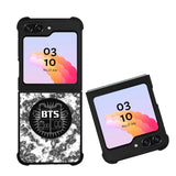 BTS Boyband logo Marble Case Samsung Galaxy Z Flip 5 5G BC2934