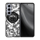 BTS Boyband logo Marble Case Samsung Galaxy z Fold 5 5G BC2934