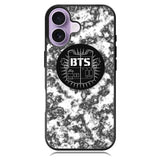 BTS Boyband logo Marble iPhone 17 Case BC2934