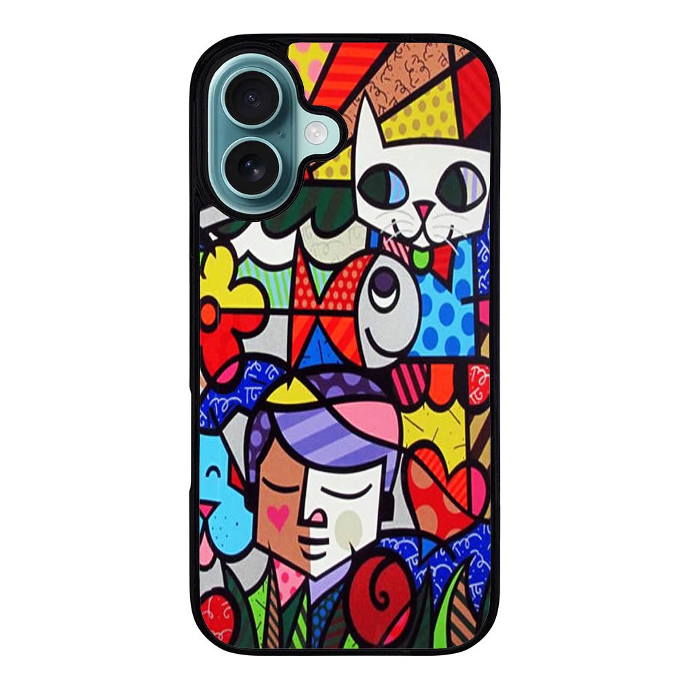 ARTWORK ROMERO BRITTO GARDEN Case iPhone 16 Plus BC3061