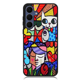 ARTWORK ROMERO BRITTO GARDEN Samsung Galaxy S25 FE Case BC3061